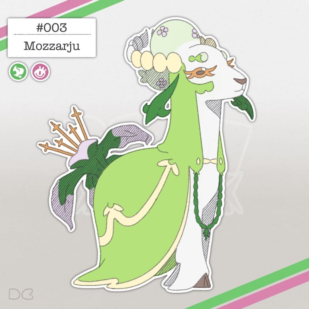 The Final Evolution for the Melita Region Grass Starter: Mozzarju!