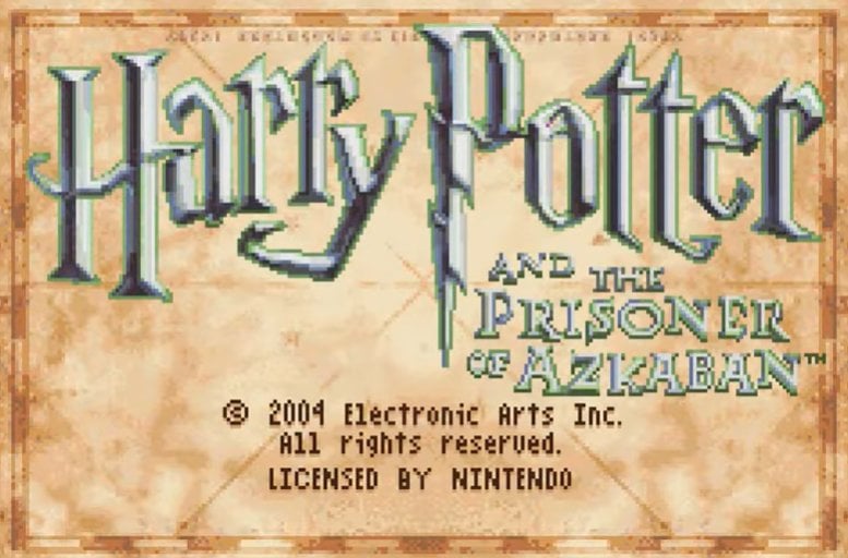 Harry Potter and the Gameboy Advanced