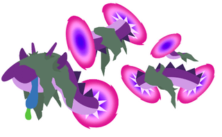 Meet Ogopolluto, the Psychic/Poison type Mythical Pokemon based on Ogopogo (A creature in Canadian Folklore) and a creature who has to deal with their enviorment and home being destroyed by pollution. Tell me what your thoughts are on Ogopolluto.