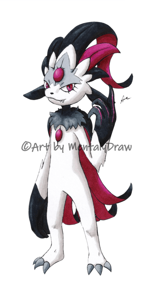 Weasler: a fusion, or an evolution that mixes Weavile and Sneasler traits!