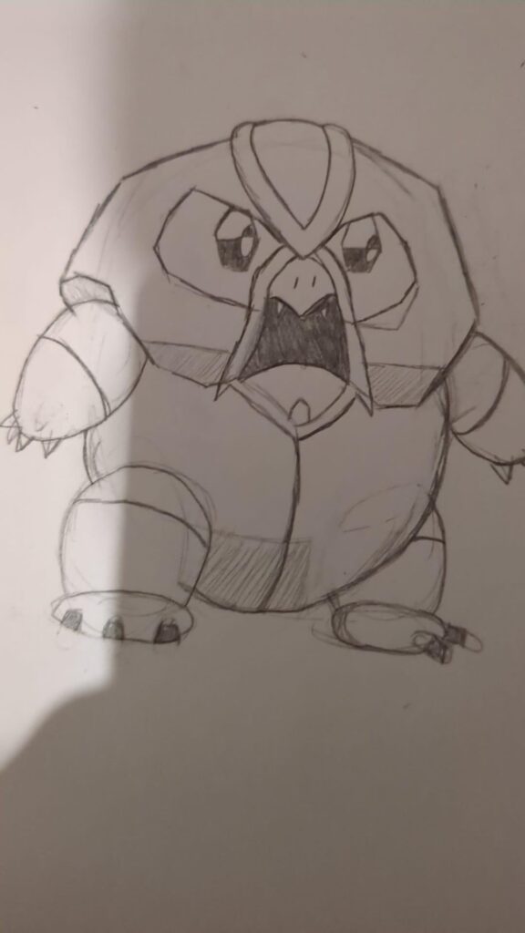 New Dragon/Rock pokemon based on a story I read where a dragon coated her egg in gems and stone