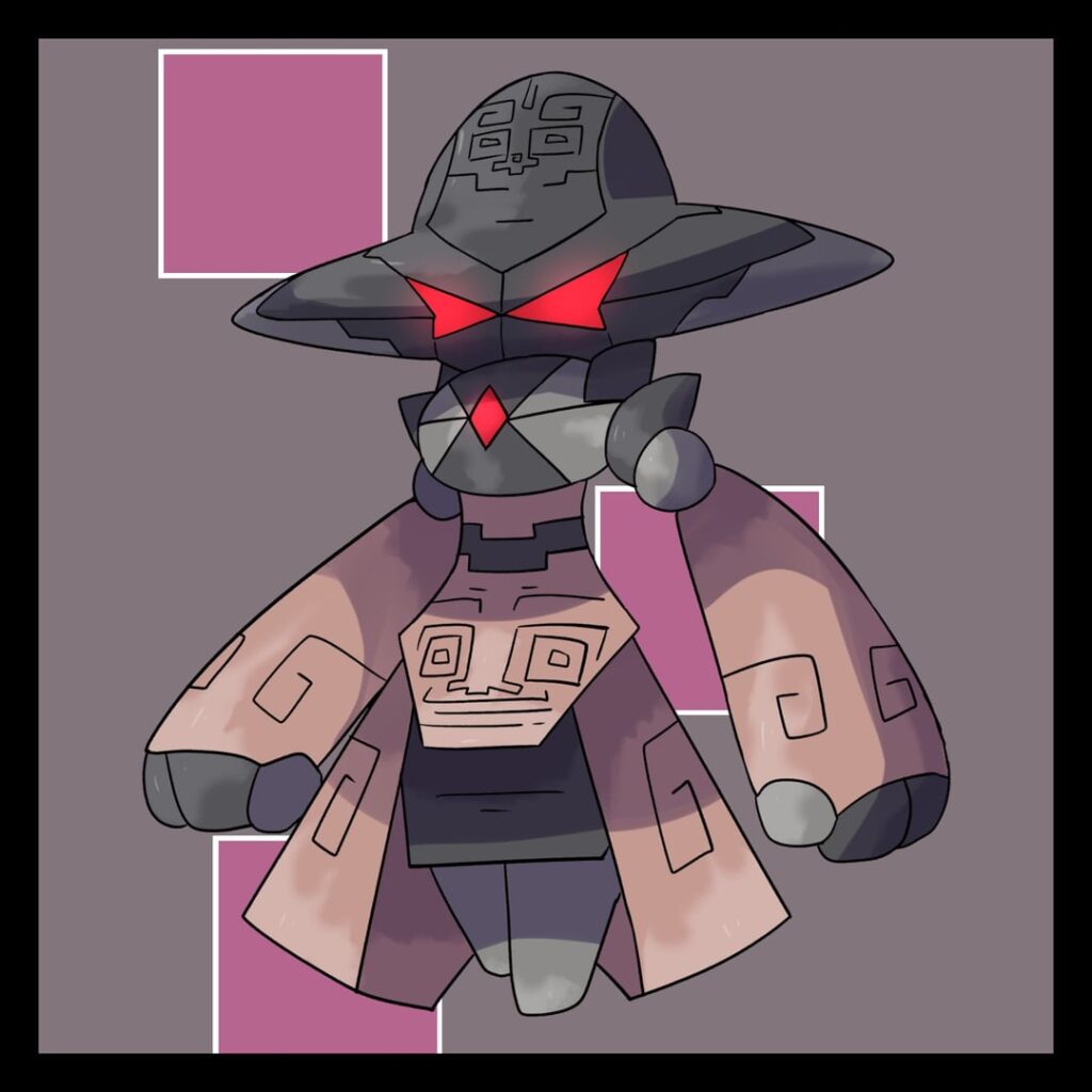 The real deal this time. Aileyahn! A Psychic and Steel type evolution of Beeheyem.
