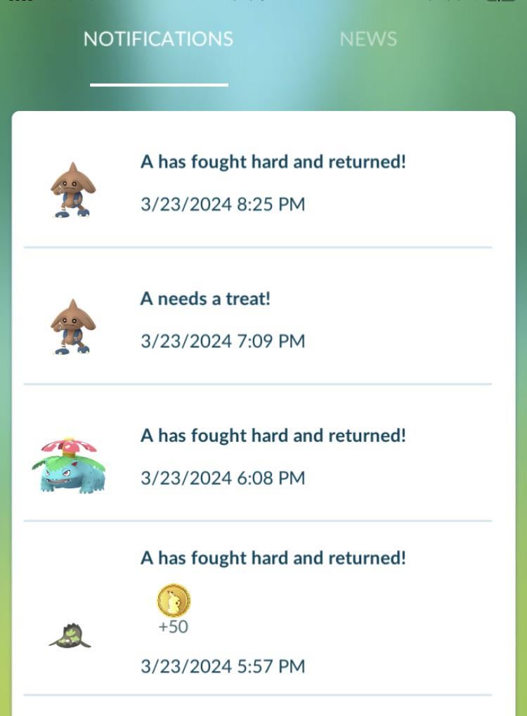 Had that Hitmontop in a gym for well over 150 days. And of course I get nothing in return.