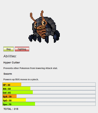 Here's a beetle line for my fake Pokemon game (coded from scratch in Java, the pics are from the game dex : PM if interested in Playtesting a 7 Gym Demo!)! What should I name them? What do you think? (Art by the_max: link to his deviantart in comments)
