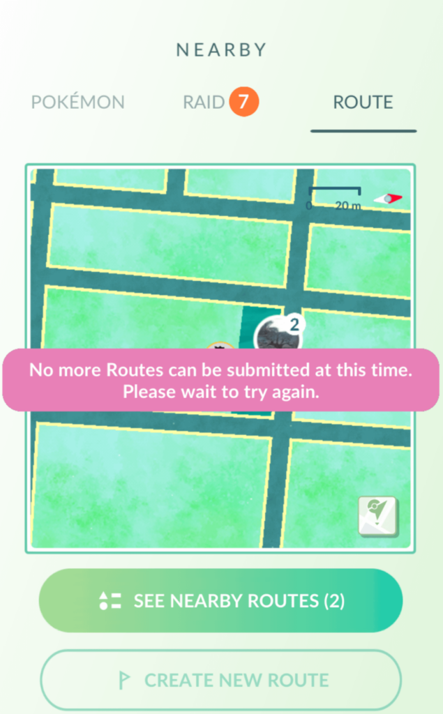 Why I can't create more routes?