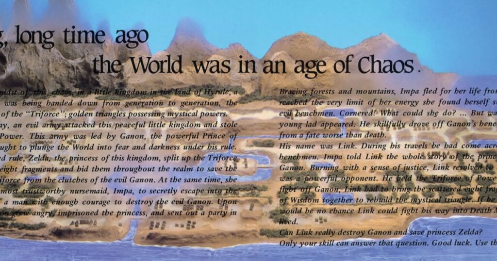 The Legend of Zelda timeline always existed, even before Hyrule Historia released in 2011.