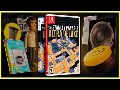 The Stanley Parable: Ultra Deluxe physical and collector edition announced. Preorders open March 28th.