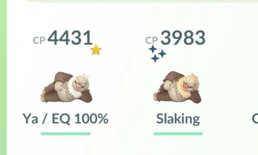 Why are these Slaking sprites slightly different?