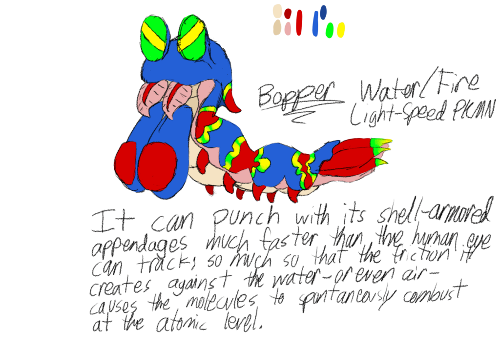 What do you guys think of my Pseudo Legend Fakemon?? :) (any feedback is appreciated!!)