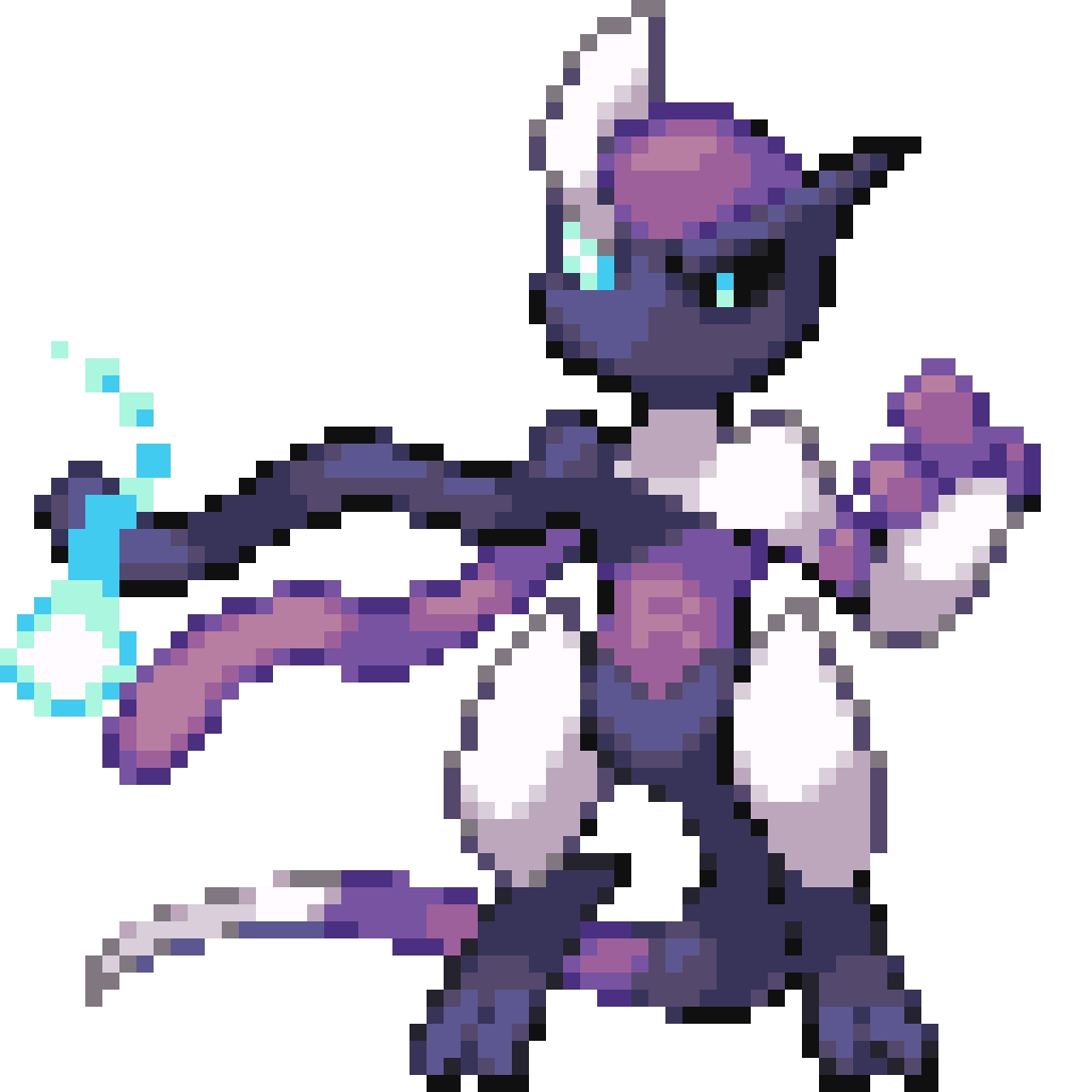 "I was born into this world a weapon, neither man nor Pokemon. I learned a simple truth, that I was a violation of nature. Test my power if you dare, human, but I would prefer being left alone"