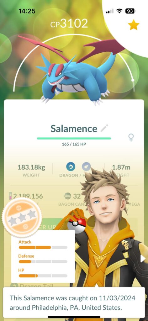Got excited because it was my new highest cp….