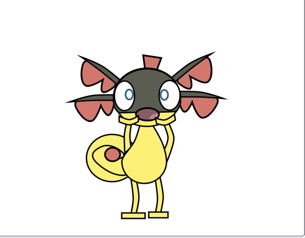 Fusion of sobble heliolisk and scraggy