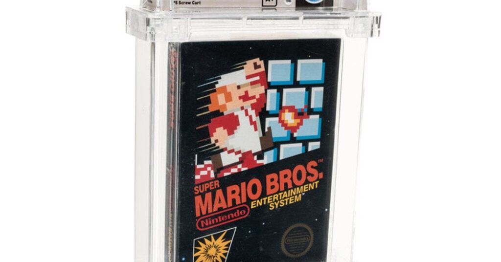 Sealed copy of Super Mario Bros. breaks record for most expensive game ever sold