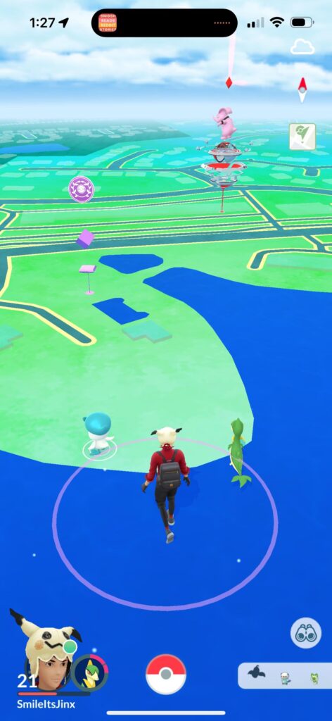 My game likes to throw me in water