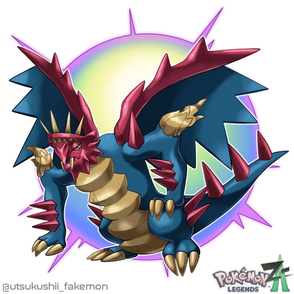 Mega Druddigon (Dragon/Rock Type)