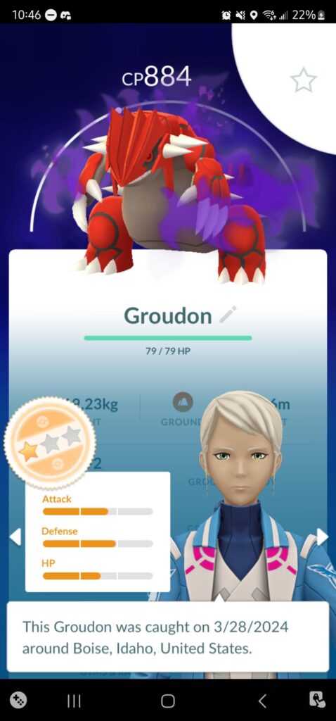 I feel like the shadow legendary from giovanni shouldn't get iv's this low considering you can only get one super rocket radar per legendary change