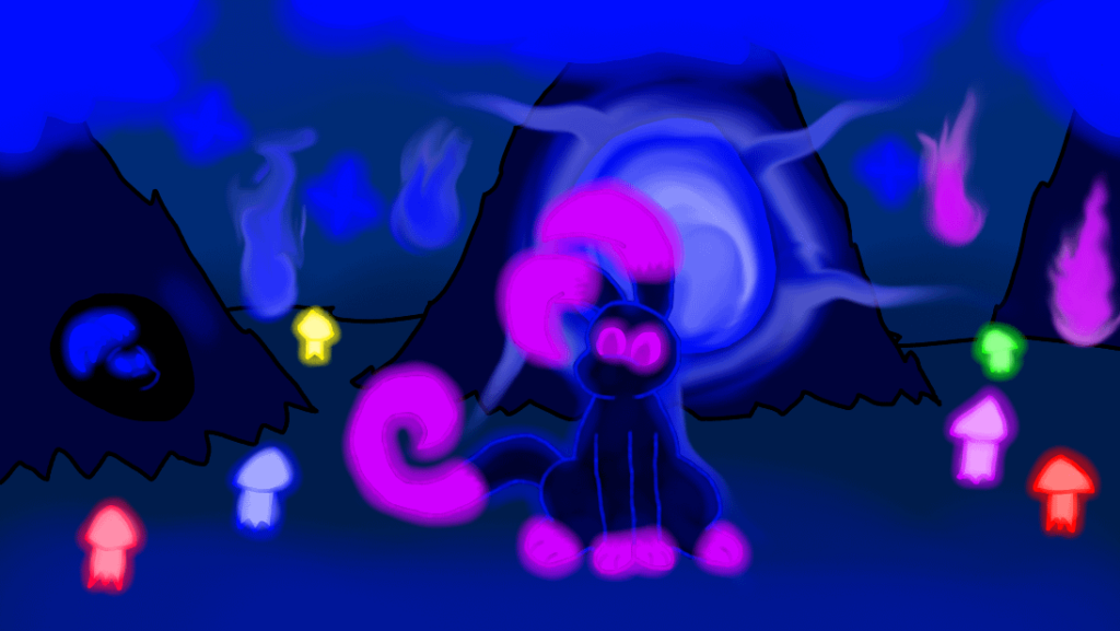 Name - Glowstalker: type Ghost/Fire: