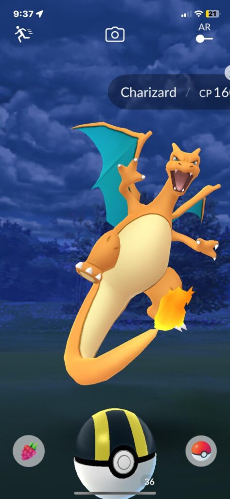 I randomly opened the app while in bed and this guy appeared