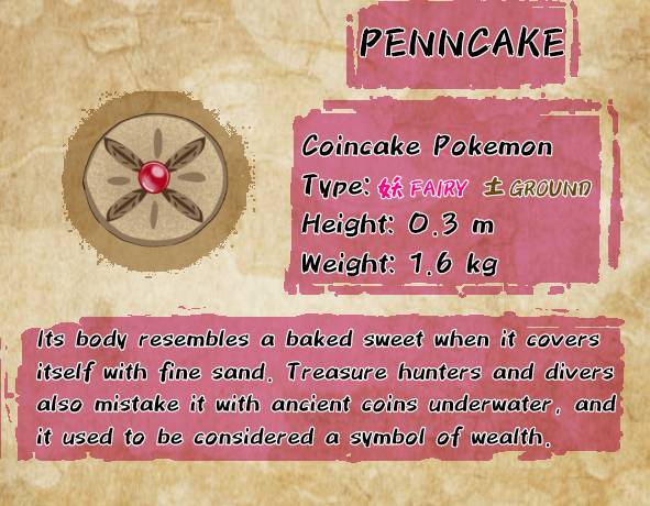 Money or sweet? Penncake, the Coincake Pokemon