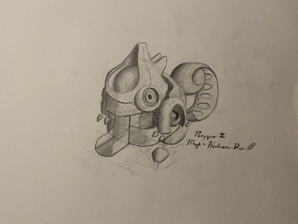 Mega Porygon ~ Z ( mega Kecleon disc)
