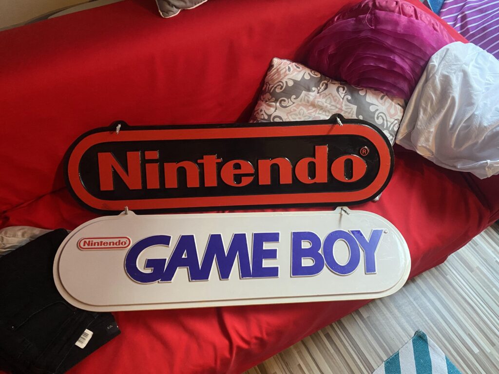 Nintendo wall signs