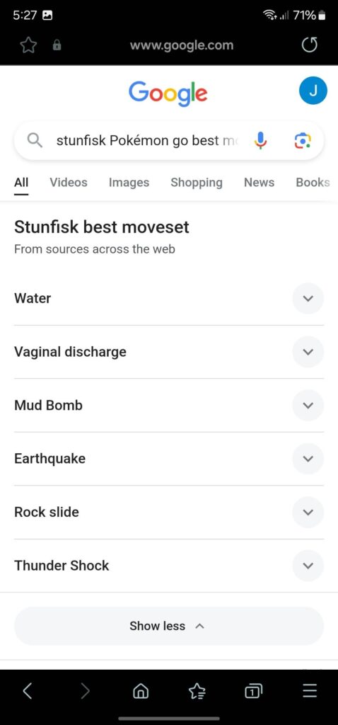 Male Stunfisk best Moveset?