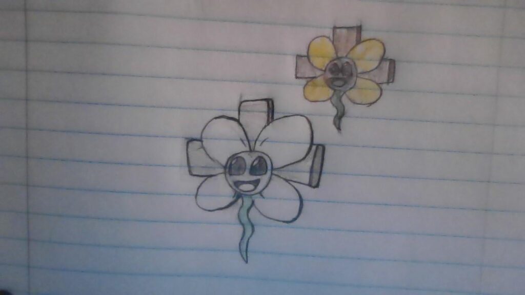 Flirit the Burial Flower Pokémon (My first Fakemon)