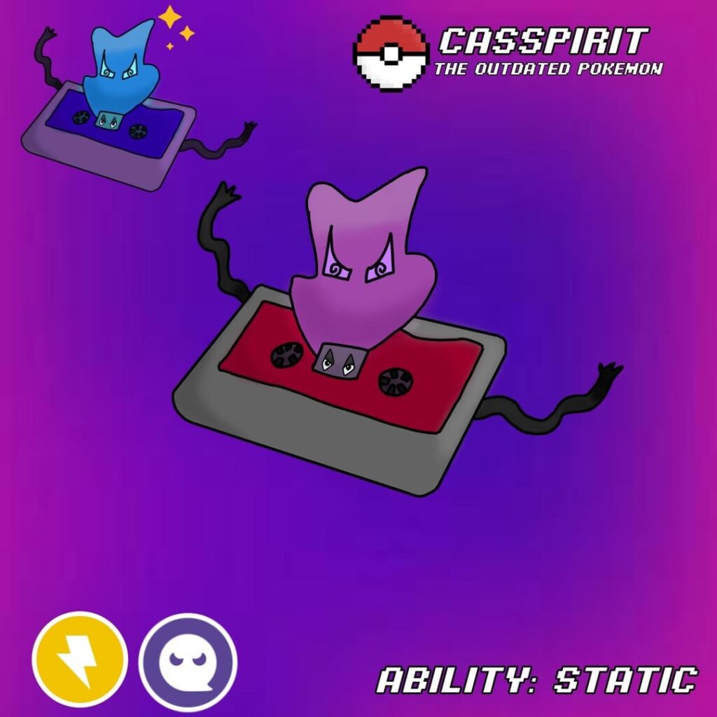 Casspirit and Tapewraith, a cassette and 8 track tape based Ghost/Electric line!!