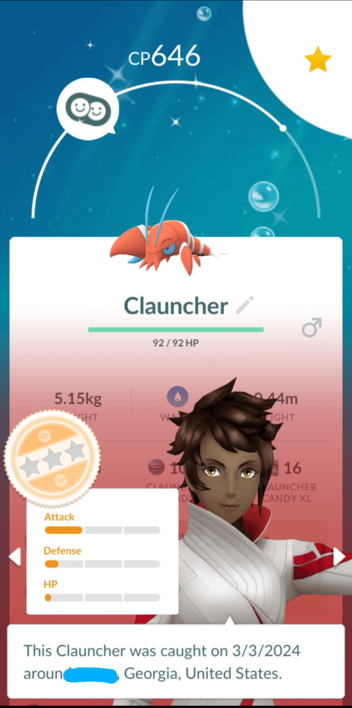 Caught my most wanted shiny today!