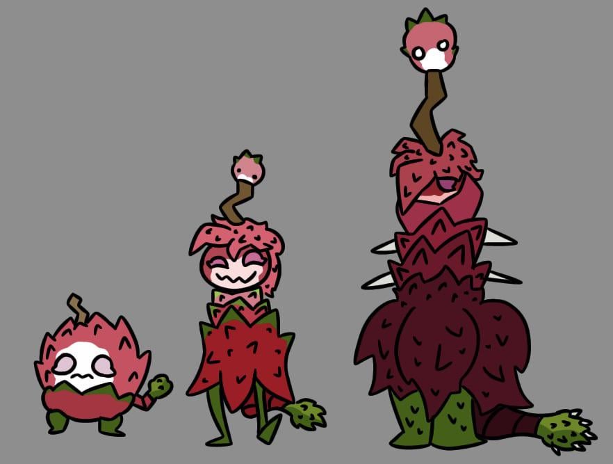 Dragonfruit line slightly based on the Tsareena line