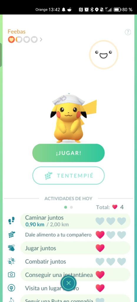 Well, my feebas it's looking pretty different today