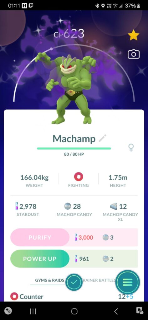 Just got this and decided to evolve it, but I won't be purifying it. Too cool as is.