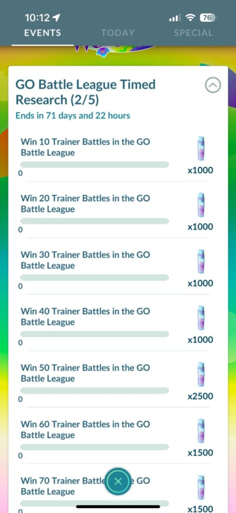 Received +30 wins for free. I’ve only won 70 but completed the first set of 100 of the research.