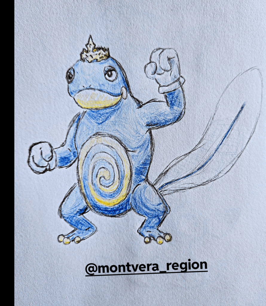 Paradox form of the Poliwag line- Jolly Crown