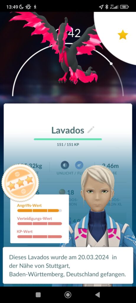 Finally caught my first galar bird