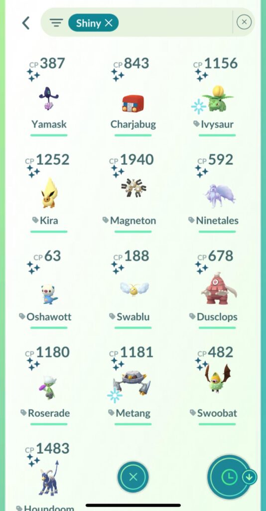 What’s your favorite shiny you caught? Mine must be swablu