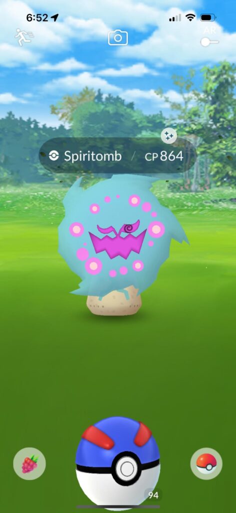 Just got another shiny Spiritomb!