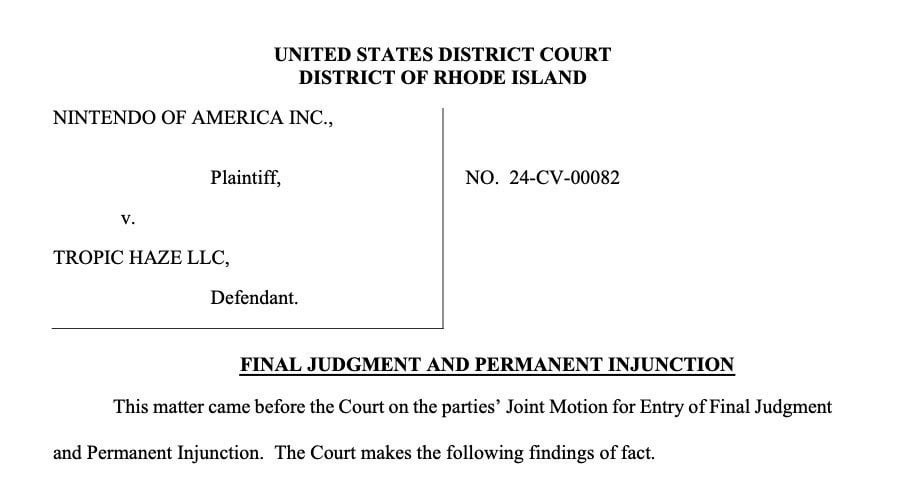 A Judge has now signed the settlement terms between Yuzu and Nintendo.