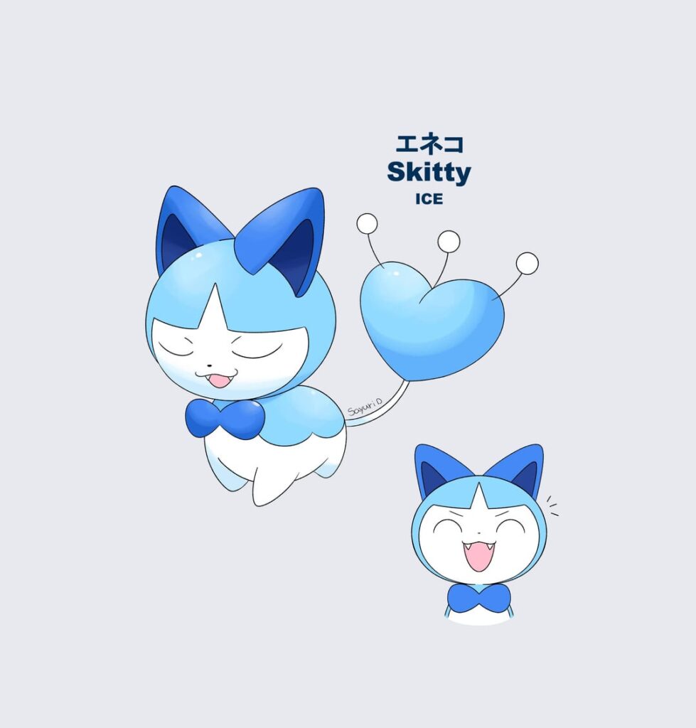 Regional Skitty and a new evolution