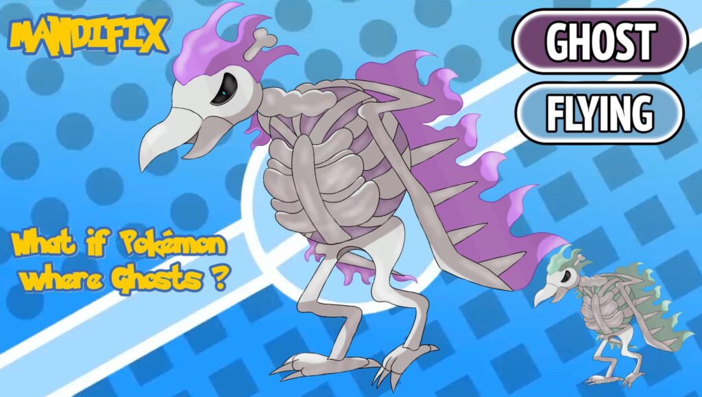 What would Pokemon with dead forms look like?  (EDITION:Mandibuzz)