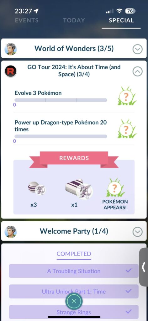 Pokémon Go Tour 2024