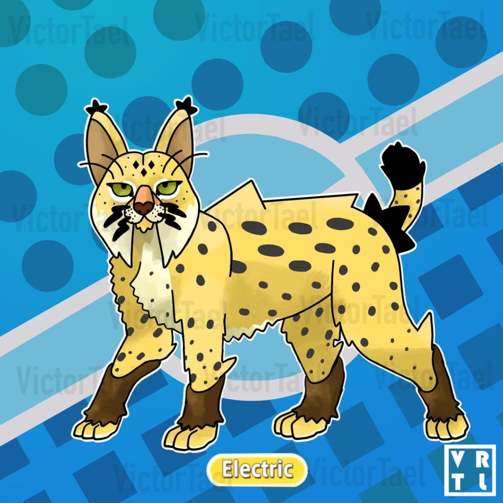 026. Elekynx_(Spain inspired FKMN) Swipe to see its infodex and evolution line! ➡️