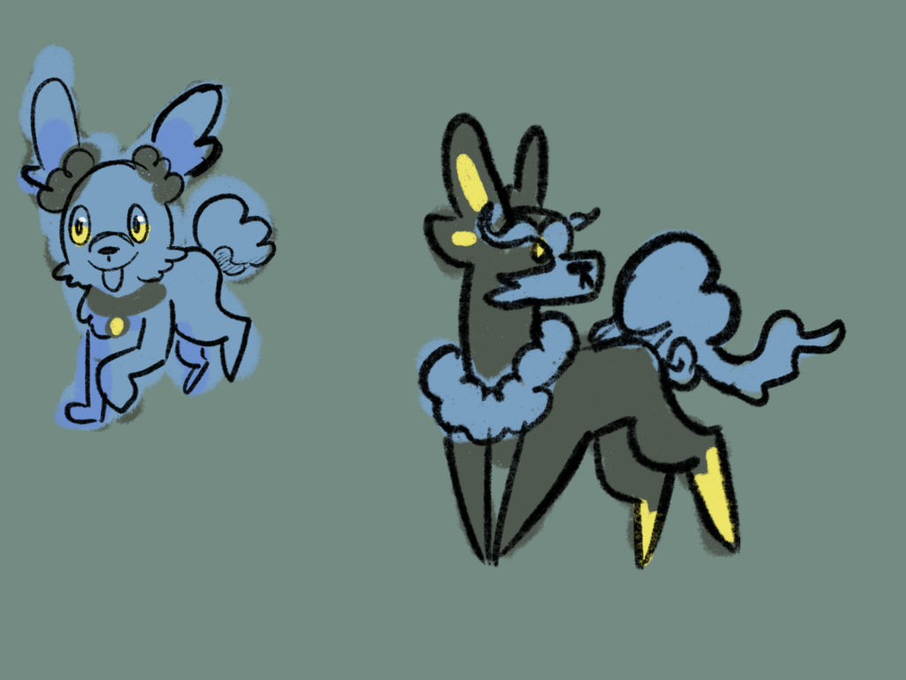 Give me name ideas for my thunder pup pokemon