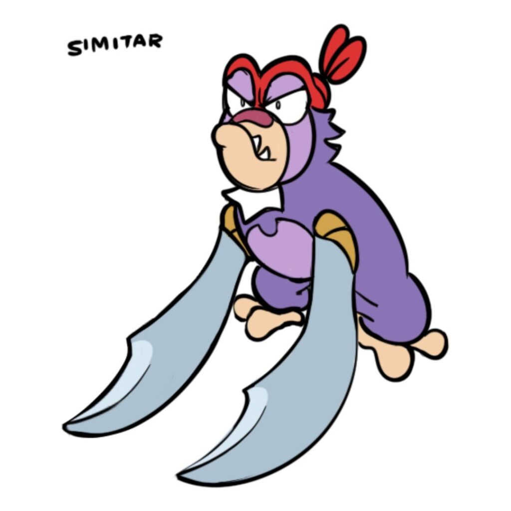 Woke up in a cold sweat and thought… Simitar…