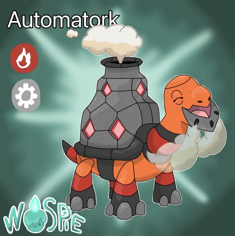 An evolution for my favorite Pokémon, Torkoal!