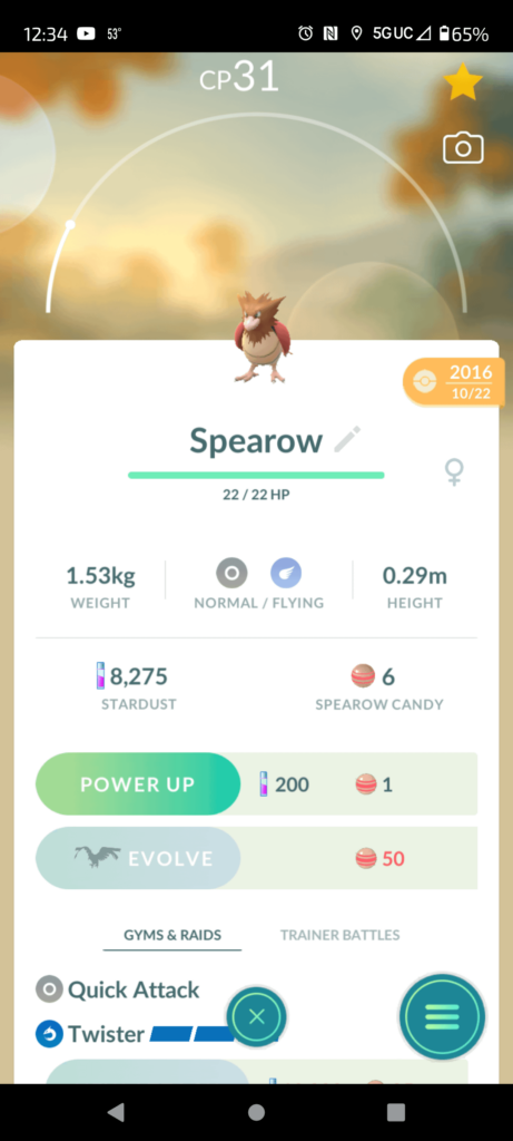 I have this rare pokemon on old account