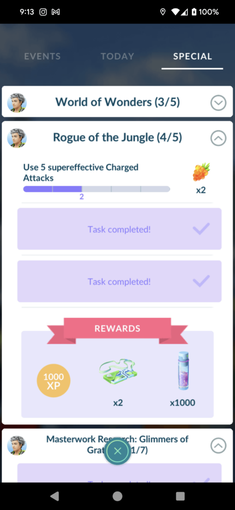 Is this task Glitched