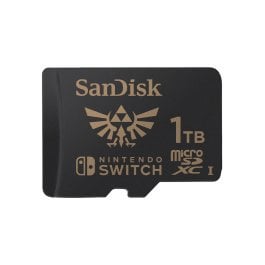 Apparently there's an official SanDisk MicroSD card with the Zelda logo on it that's for sale on the Nintendo Store.