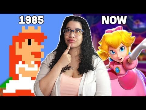 The Princess Peach YOU Never Knew | History from Super Mario Bros to Showtime