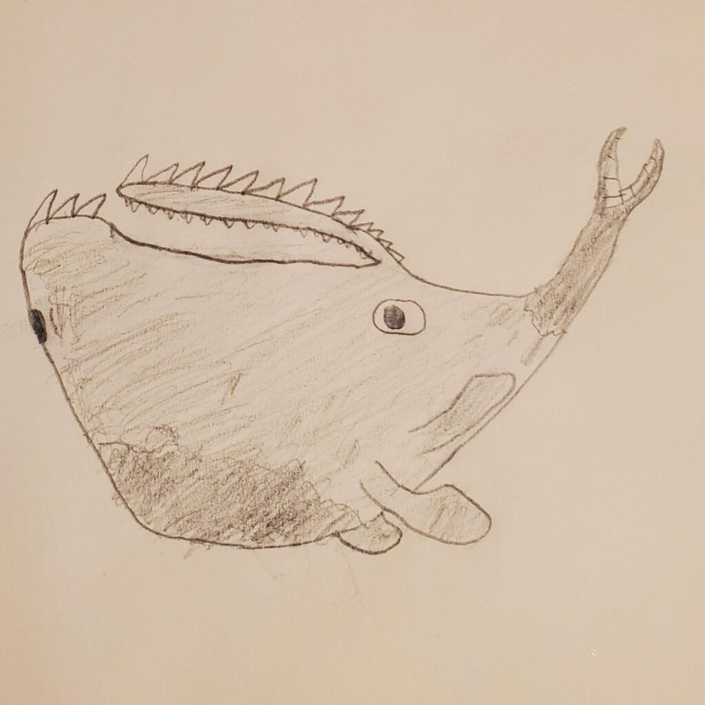 Dumb Fakemon ideas, by me: A whale that's also a whaleback saw. Meet Seterrate, the Whaleback Pokemon!